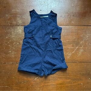 Navy Blue Kids Romper